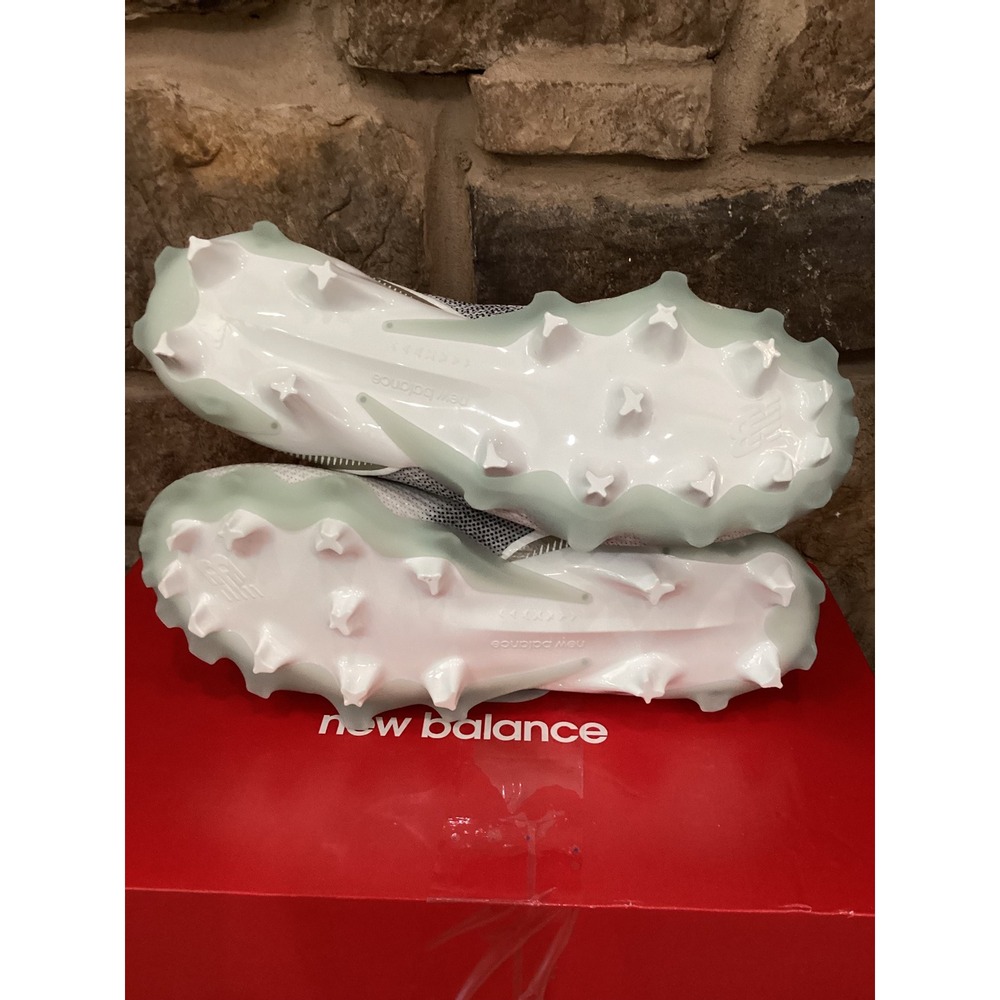 New Balance FreezeLX v5 Lacrosse Cleats White Black WFREEZW5 Womens 8 Mens 6.5 - Picture 4 of 8